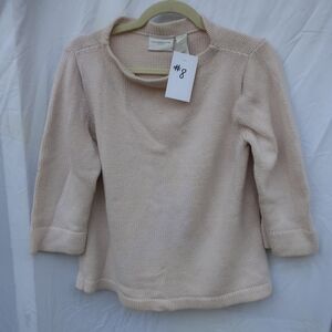 Liz Claiborne Light Pink Knit Sweater